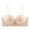 Beige, variant on Women's Front Closure Strapless Bra Seamless Push Up Comfort Wireless Adjustable T-Shirt Bra for Everyday Wear Soft Bra Beige Size XL
