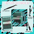 thumbnail image 4 of Amzgirl Lash 144pcs DIY Lashes Extensions Kit with Bond and Seal Tweezer and Remover Lash Kit DIY Cluster Lashes Fullfy Lashes, 4 of 5