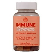Country Farms Immune Gummies with Vitamin C and Enchinacea, Supports a Healthy Immune System, Orange Flavor, 60 Gummies, 30 Servings