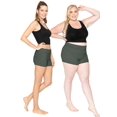 thumbnail image 5 of Stretch Is Comfort Women's Teamwear Foldover Yoga Shorts | Adult Small - 3x, 5 of 6