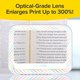 thumbnail image 4 of Lupa y luz para libros de página completa ultrabrillantes Eye Candy, como se ve en la televisión La luz de lectura antideslumbrante hace que las páginas sean 3 veces más grandes con brillo regulable, 4 of 5