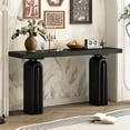 thumbnail image 2 of Harper & Bright Designs Wood Console Table with Elegant Design , Unique Narrow Entryway Table for Entryway and Living Room , Black, 2 of 9