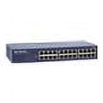 NETGEAR ProSAFE 24-Port 10/100 Fast Ethernet Switch JFS524v2 - switch - 24 ports - unmanaged - rack-mountable