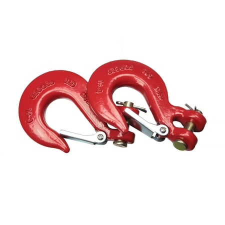 

(2)3/8“ SLIP HOOK SAFTY LATCH CLEVIS RIGGING TOW WINCH TRAILER G70 CRANE 0900120