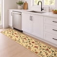 thumbnail image 5 of Ottomanson Extra Long Runner Rug 1'10.5" x 49' – Non-Slip Low Pile Hallway Carpet, Floral Beige, 5 of 10