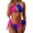 Red, variant on Womens 2 Piece Crystal Swimsuits Sexy Thong Halter String Bathing Suit Tie Side Low Rise Bikini Set Swimwear Vacation Pink, S
