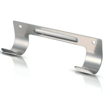 ACDANC Ironing Board Hanger Metal Iron Store Hook Wall Mount Rack Dual Hook Grey