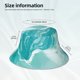 thumbnail image 3 of Fotbe Teal Turquoise 1 Sombrero Tipo Pescador con Estampado – Sombrero de Sol de Algodón de Moda para Playa, Golf, Pesca, 3 of 6