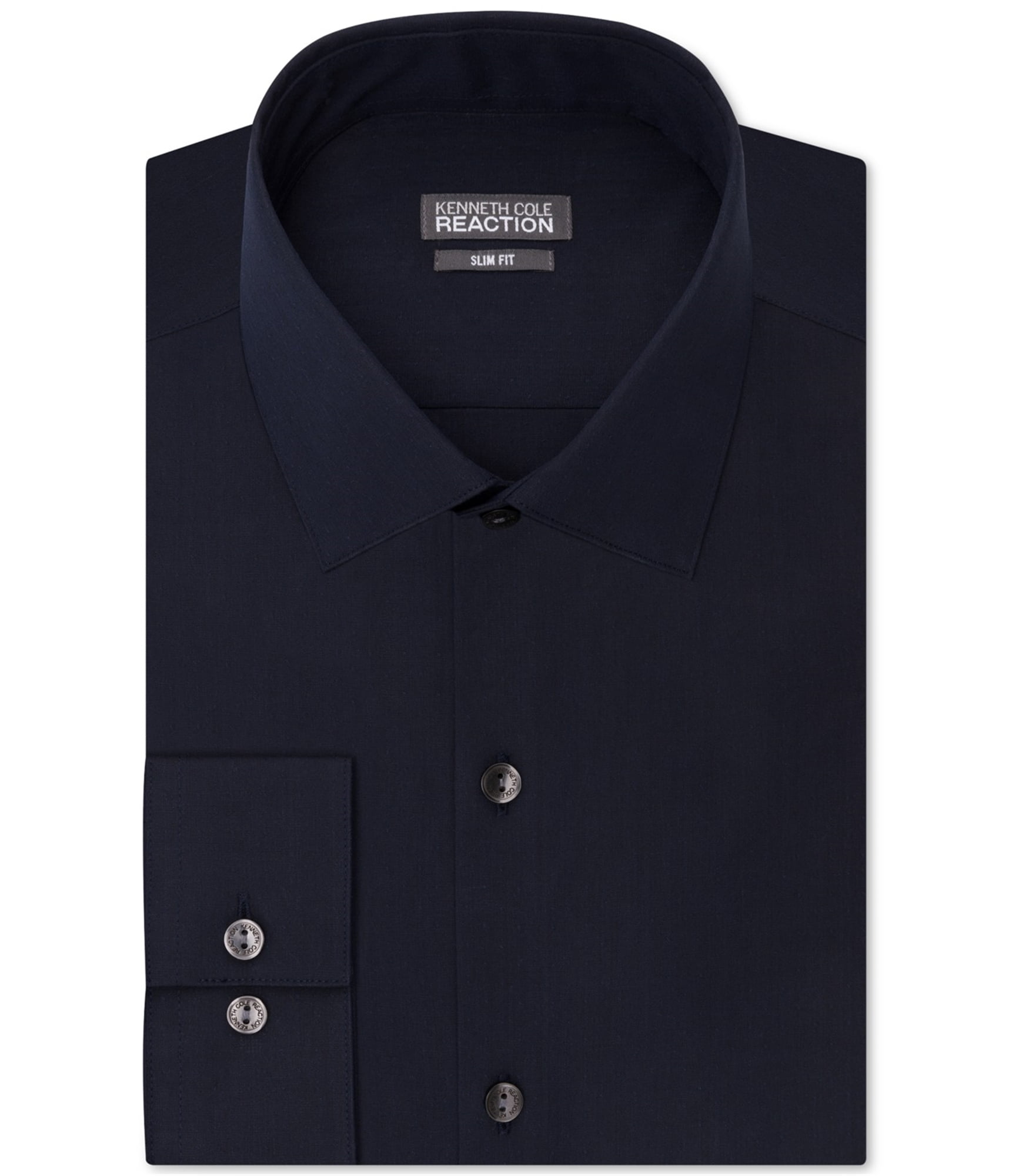 Kenneth Cole - Kenneth Cole Mens Slim Fit Dry-Tek Button Up Dress Shirt ...