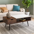 thumbnail image 7 of Wood and Faux Marble Coffee Table - Dark Walnut, 7 of 7
