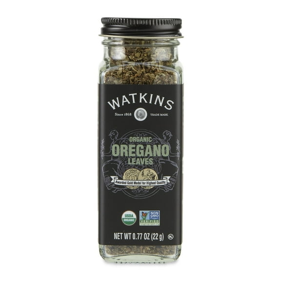 Watkins Gourmet Organic Spice Jar, Oregano Leaves, .77 oz