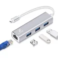 thumbnail image 2 of Otg Usb 3.1 Tipo C A Usb 3.0 Y Puerto De Red Android Osx Win, 2 of 2