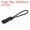 Black White, variant on Uxcell Zipper Pulls Pull Head Handle Replacement Tab Tags Cord Extension for Backpacks Bags Handbags Black White