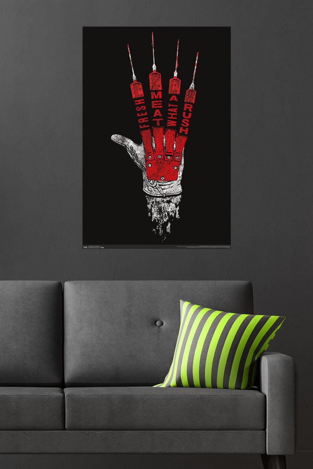 A Nightmare on Elm Street - Hand Wall Poster, 22.375" x 34"