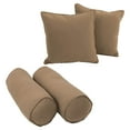 thumbnail image 1 of Blazing Needles 4 Piece Twill Corded Throw Pillow Set, 1 of 2
