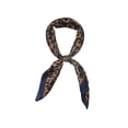 thumbnail image 1 of INSPIRE CHIC Foulards Carrés à Imprimé Léopard pour Femmes Foulard de Cou Foulard Tour de Cou Bleu Marine, 1 of 5