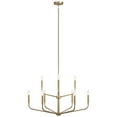 thumbnail image 5 of 52720CPZ Kichler Lighting Madden - 9 Light Chandelier-25.5 Inches Tall and 32 Inches Wide-Champagne Bronze Finish, 5 of 7