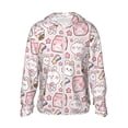 thumbnail image 2 of Lsque Cute Rabbit UPF 50+ Lightweight Sun Protection Men's Women's Long Sleeve Shirt, Hoodie Performance -Large, 2 of 9