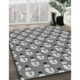 thumbnail image 3 of Ahgly Company Machine Washable Indoor Rectangle Transitional Ash Gray Area Rugs, 6' x 9', 3 of 7