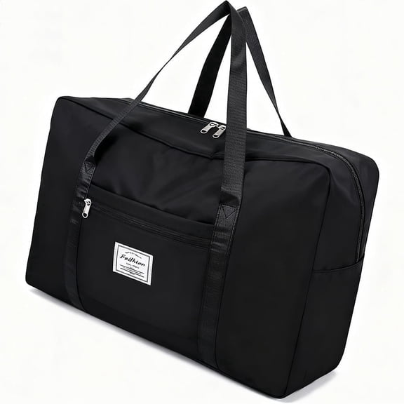 Youersen Travel Duffel Bag, Carry-on Luggage for Women and Men, Black