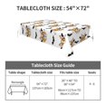 thumbnail image 2 of Halloween Table Cloth Rectangle Table 54x72in, cute Halloween corgi dog bat Water-Repellent Table Cover Halloween Decor, Tablecloth Wrinkle Resistance for Halloween Decorations, 2 of 6
