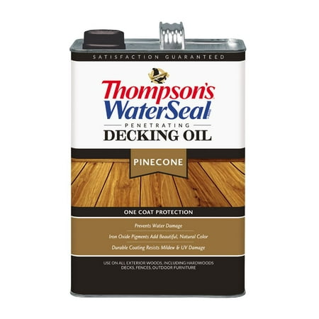 Thompson's WaterSeal Penetrating Deck Oil, Pinecone, 1 (Best Way To Strip Deck Paint)
