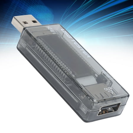 

ESTINK USB Tester LCD Intelligent Amperimetor Voltmeter Power Bank Charger Indicator