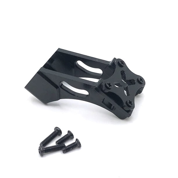 Bewildely Juego de soporte de fijación trasera, pieza de reparación, accesorio de actualización, reemplazo de montaje fijo resistente Kits de construcción modelo Negro