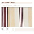 thumbnail image 4 of CoSoTower 13' X 8' Retractable Awning, Patio Awnings, Sunshade Shelter W/ Manual Crank Handle, Uv & Water-Resistant Fabric and Aluminum Frame for Deck, Balcony, Yard, Red Stripes, 4 of 9