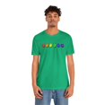 thumbnail image 5 of Rainbow Ghost Tee, Halloween Shirt, Unisex Graphic T-Shirt, Spooky Apparel, 5 of 6
