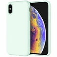 thumbnail image 1 of JETech Silicone Case for iPhone X, iPhone Xs, 5.8-Inch, Silky-Soft Touch Full-Body Protective Case, Shockproof Cover with Microfiber Lining (Seafoam), 1 of 7