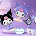 thumbnail image 2 of Espejo de tocador Kawaii Sanrio Kuromi, espejo de Anime de dibujos animados para dormitorio, escritorio para el hogar, chica, corazón, portátil, regalo de cumpleaños lindo, 2 of 4