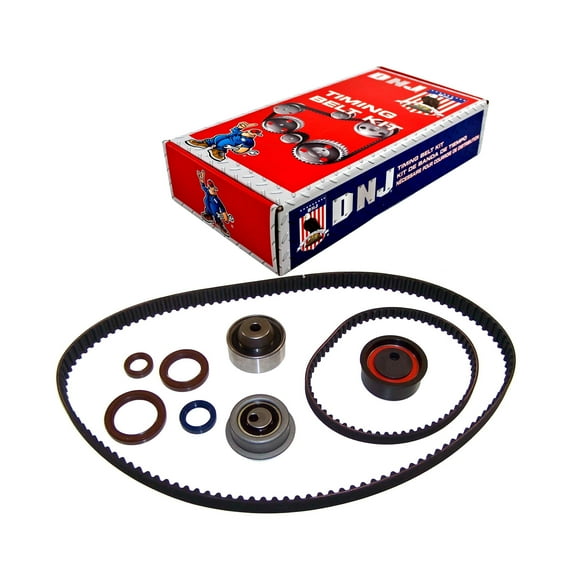 DNJ TBK162 Timing Belt Kit Fits Cars & Trucks 04-07 Mitsubishi Eclipse Galant 2.4L L4 SOHC 16v