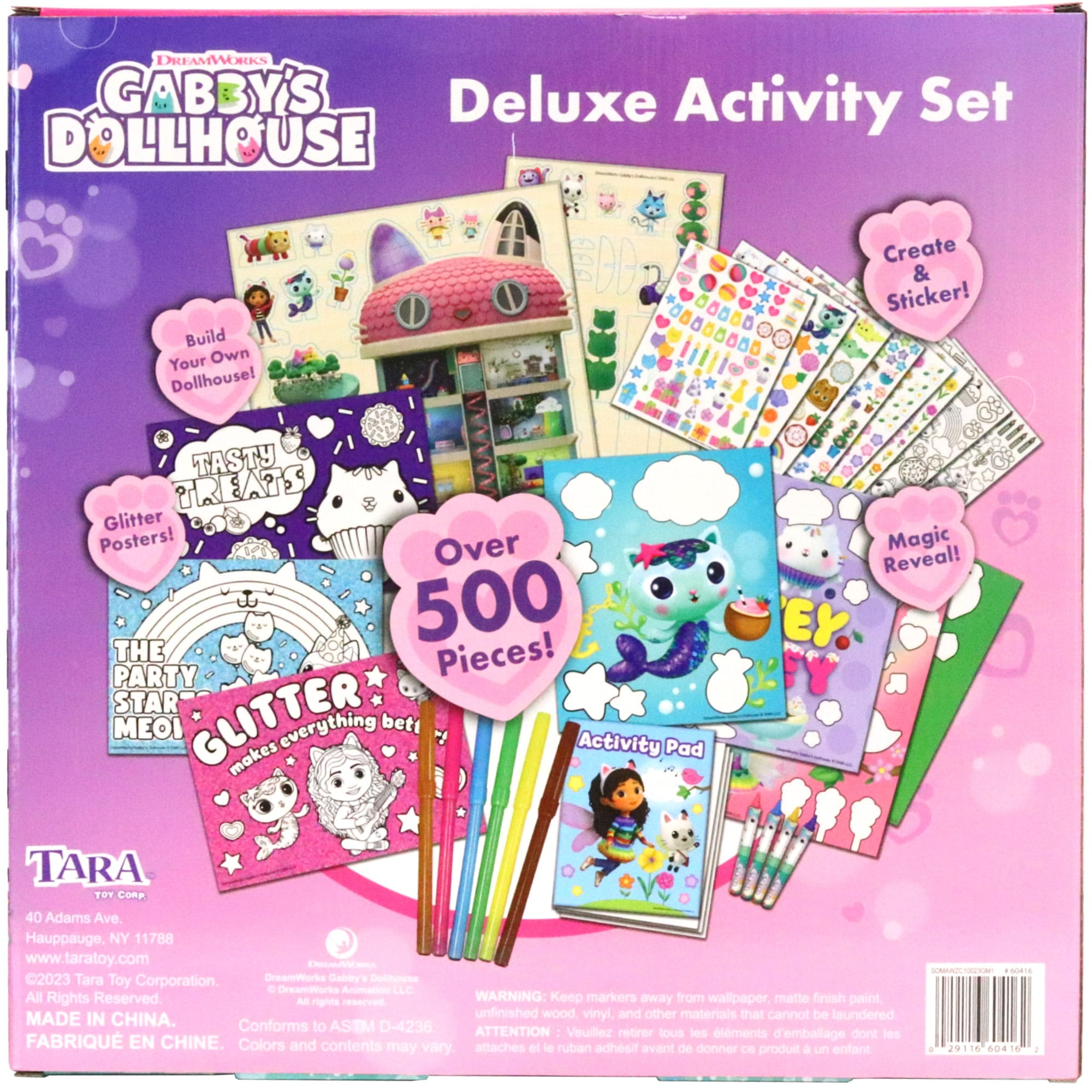 Gabby's Dollhouse Gabbys Dollhouse Deluxe Creative Activity Set, 500 ...