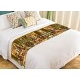 thumbnail image 1 of YUSDECOR Paysage Naturel d'Automne Forêt de Cerfs Chemin de Lit Foulard Taille 20x95 Pouces, 1 of 2
