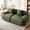 Green, variant on GAOHAPY 107"Modern L Shaped Modular Sectional Sofa, Oversized Corduroy Couch Deep Seat, Boneless Cloud Couch with Ottoman, 30D Sponge for Indoor Living Room, No Assembly Required(Dark Grey)