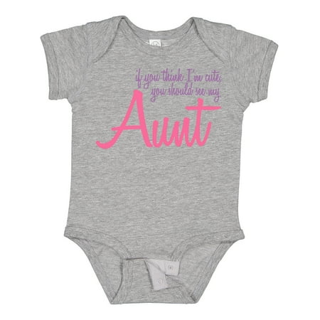 

Inktastic Cute Aunt Gift Baby Boy or Baby Girl Bodysuit