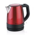 thumbnail image 1 of Bouilloire électrique sans fil Hamilton Beach 1,0 L avec arrêt automatique et protection contre l’ébullition à sec, 1500 W, rouge métallique, 40798C, 1 of 4