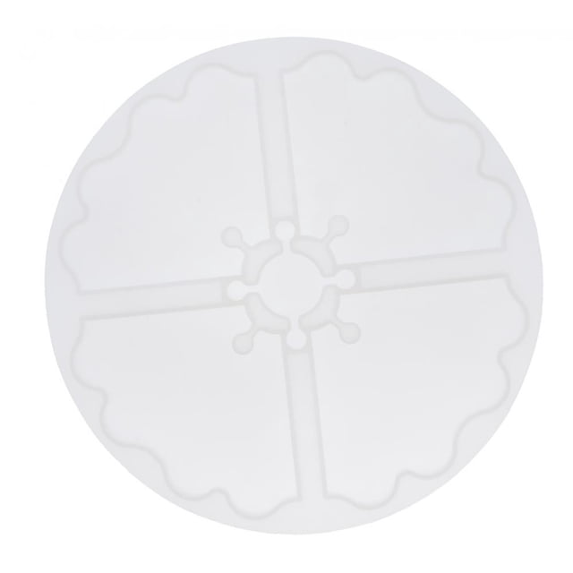 KLKCMS Moules Ronds en Silicone pour sous-Verres, Moules en Résine Époxy, Moules de Coulée en Résine pour 230mm