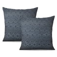 thumbnail image 1 of Experience Comfort with 16x16 Inch Linen Pillow Covers | Geometric Stripe Design | Set of 2 | Perfect for Home Decoration & Outdoor Use, 1 of 7