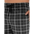 thumbnail image 4 of George Men's Fleece Plaid Sleep Pants, 4 of 6
