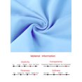 thumbnail image 5 of DARING DIVA Sheath Zipper Collar Pencil Blouse XL Blue, 5 of 6