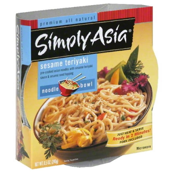 SIMPLY ASIA BOWL HT SRV SESM TERIYKI-8. 5 OZ -Pack of 6