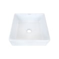 thumbnail image 3 of Lavabo de ceramica cuadrado sin rebosadero sobre cubierta marca Gravita, 3 of 5