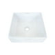thumbnail image 3 of Lavabo de ceramica cuadrado sin rebosadero sobre cubierta marca Gravita, 3 of 5