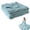 Sky Blue, variant on CHENjy Cotton Muslin Blanket, Breathable Cooling Throw Blanket for Couch, Lightweight Summer Blanket for All Seasons, 27.5" x 55.1", Beige