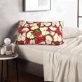 thumbnail image 6 of Haiem Pillowcase for Hair and Skin Queen red Fruit Printed Soft Pillowcase with Envelope Closure-16"x24", 6 of 6