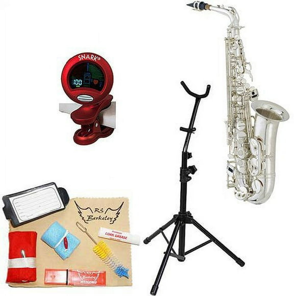 Band Directors Choice Silver Plated Eb E Flat Alto Saxophone Deluxe
