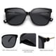 thumbnail image 4 of Lentes de Sol SOJOS Fashion Cuadrados SJ2196 para Mujer Negro/Gris, 4 of 5