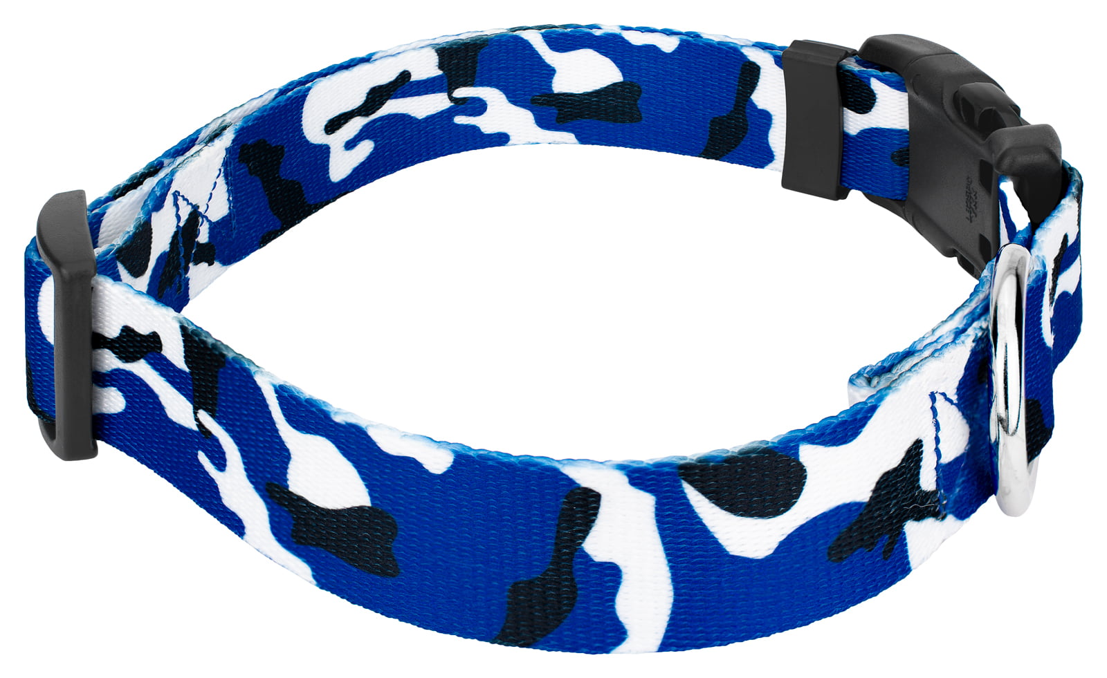 Country Brook Petz® Deluxe Royal Blue & White Camo Dog Collar - Made in  U.S.A, M 